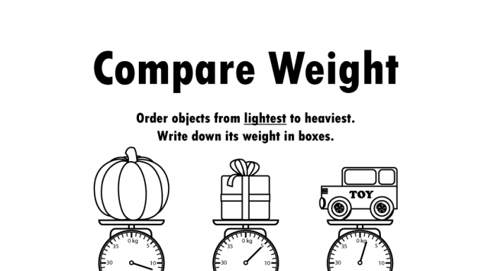 Free compare the weight exercise - 001 - zoonki.com