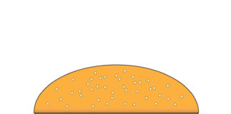 Colouring pages - Food - Hamburger - Featured | zoonki.com