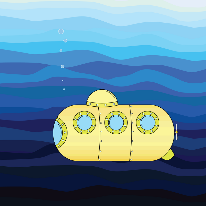 NFT Art (ETH) - Yellow Submarine | zoonki.com